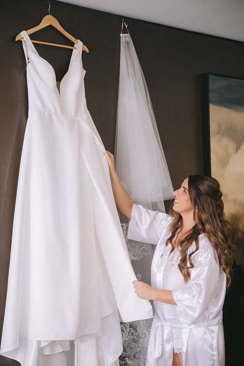 Bride Getting Ready