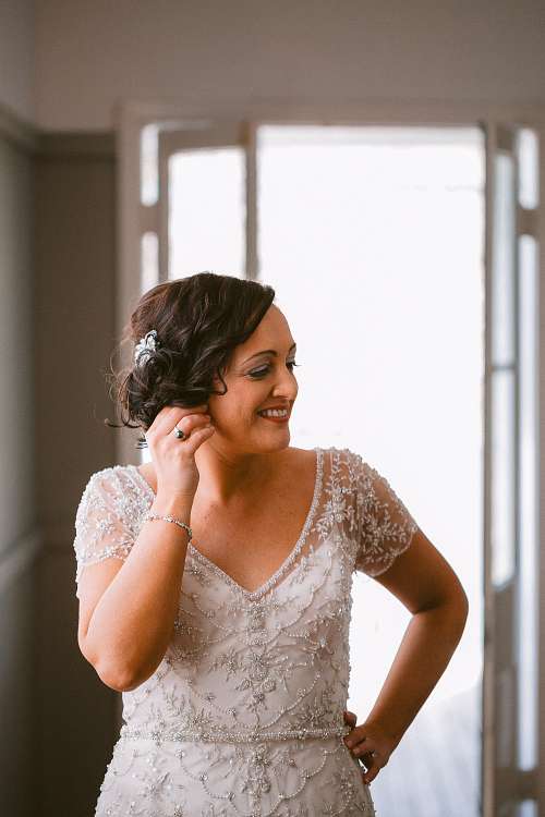 Bride Getting Ready