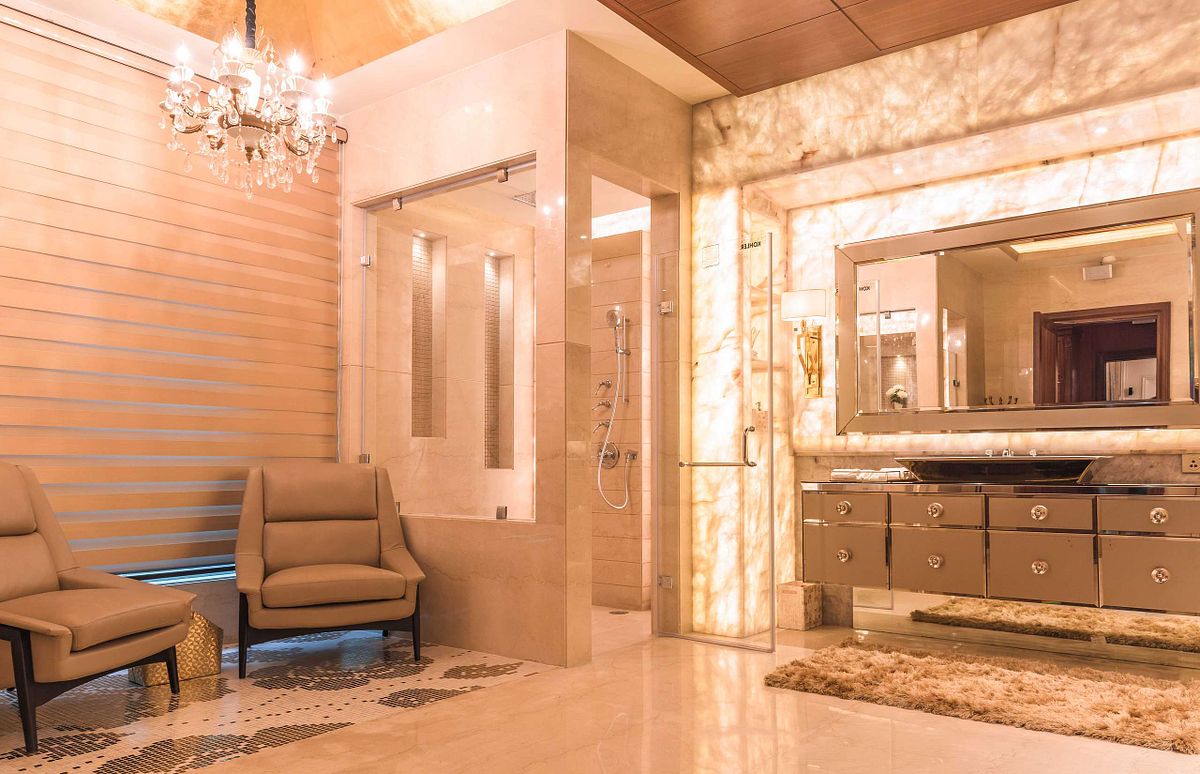 Interior view of the residential flat,