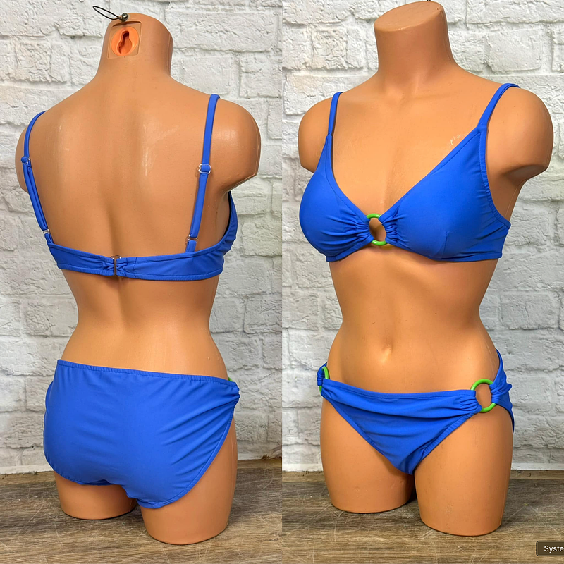 Sharons Blue and Green Ring Bikini
