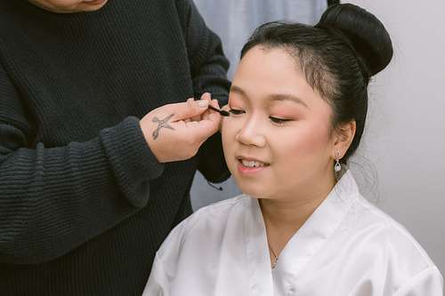 Bride Getting Ready