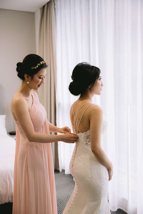 Groom Getting Ready
