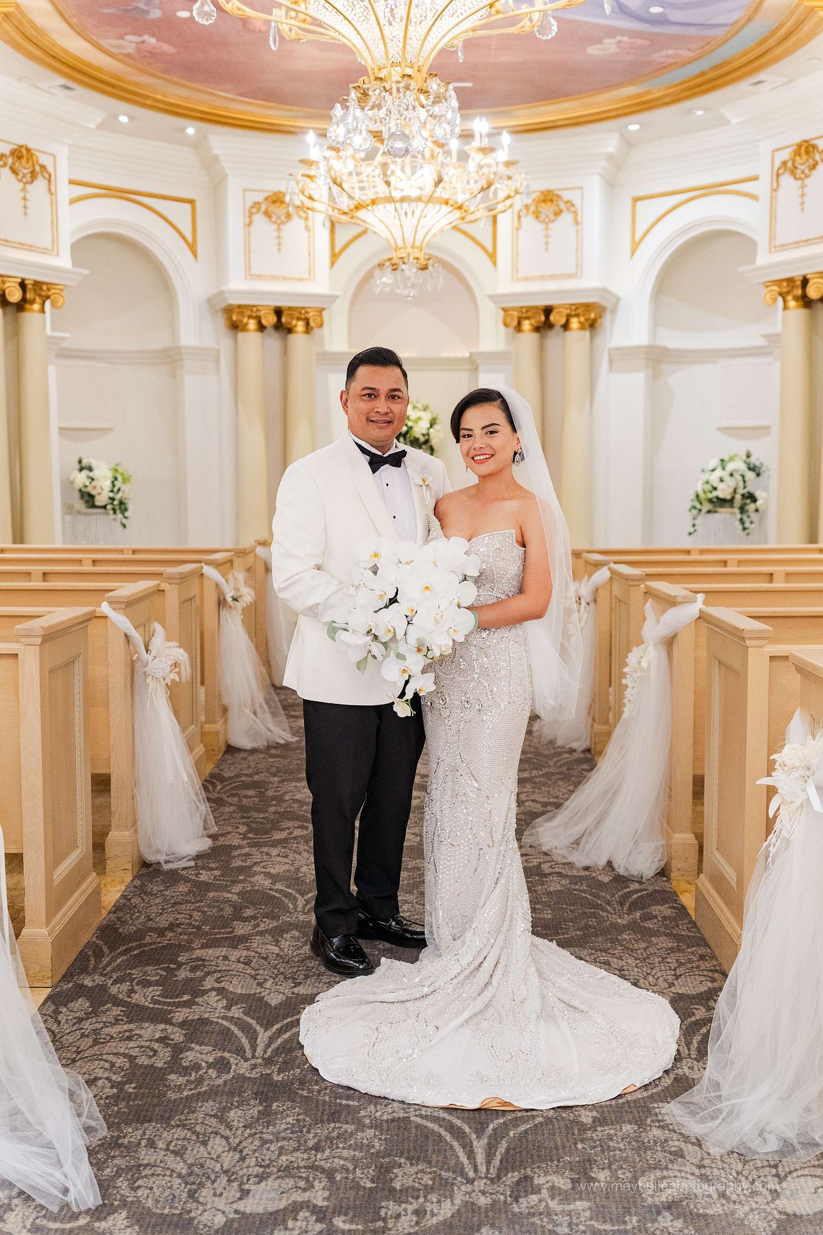 Wedding/Elopement at La Chapelle Royale at Paris Hotel, Las Vegas Nevada