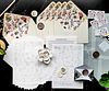 Luxury Vintage Floral Scented Letter Writing Stationery Gift Set with Accessories