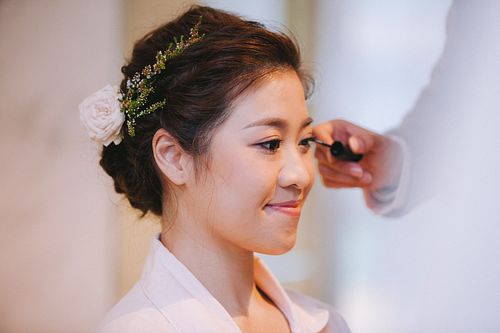 Bride Getting Ready